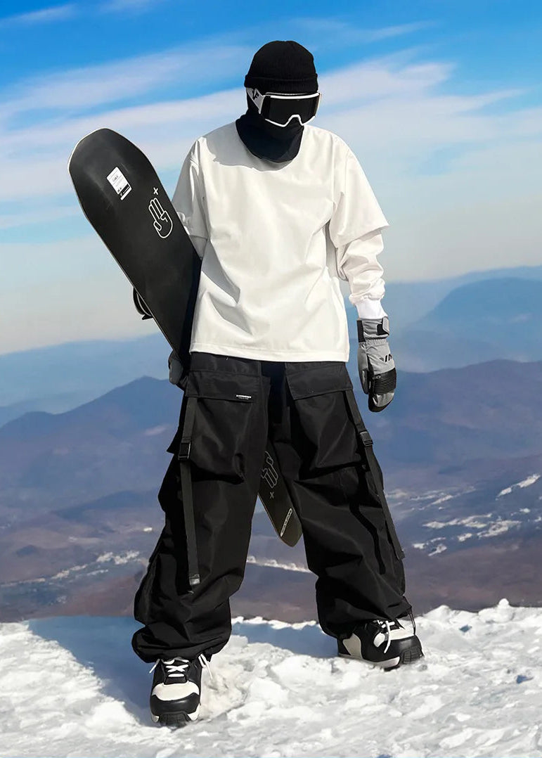 Unisex Baggy Cargo Snow Pants