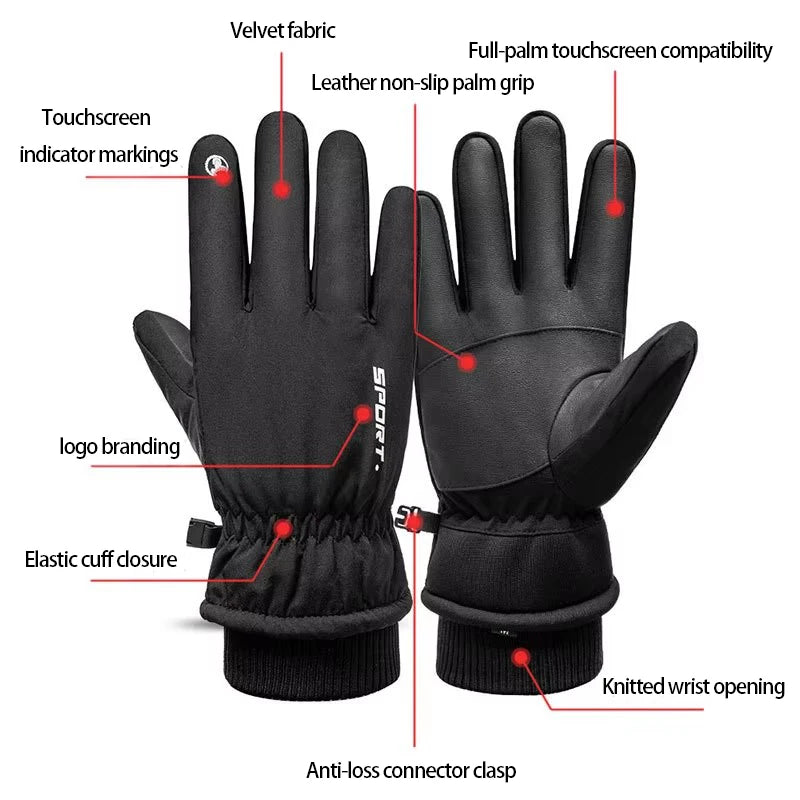 Unisex Snow Snowboard Ski Gloves