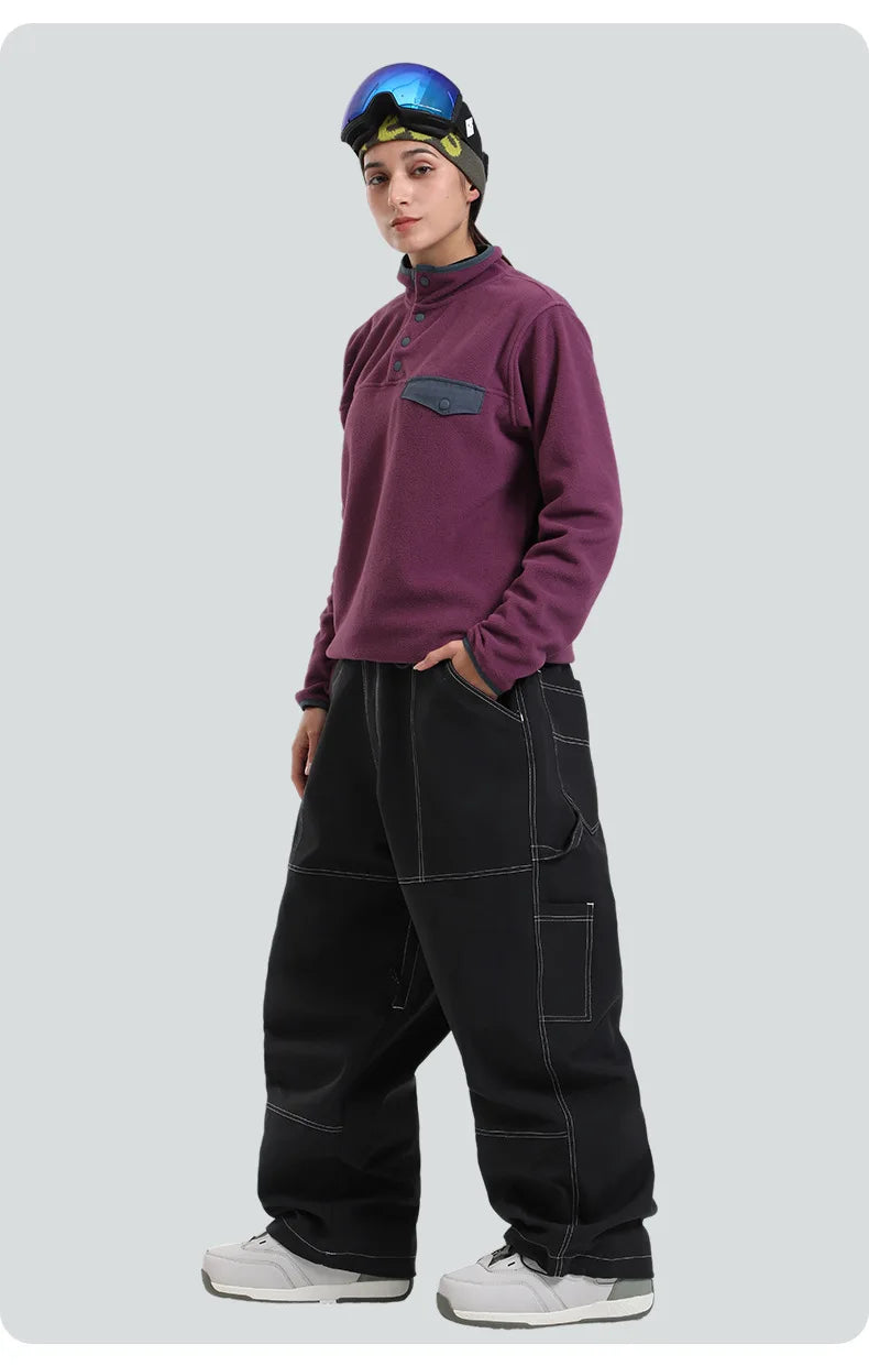 Unisex Baggy Snow Ski Snowboard Pants